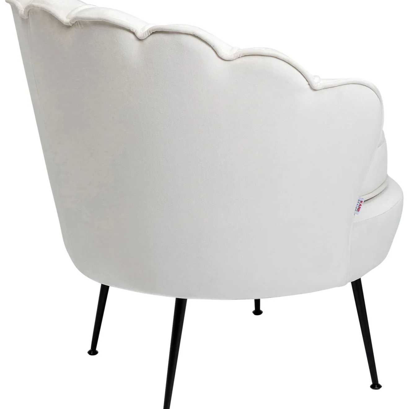 KARE Design Fauteuils Cocktail|Fauteuil Water Lily Noir Beige