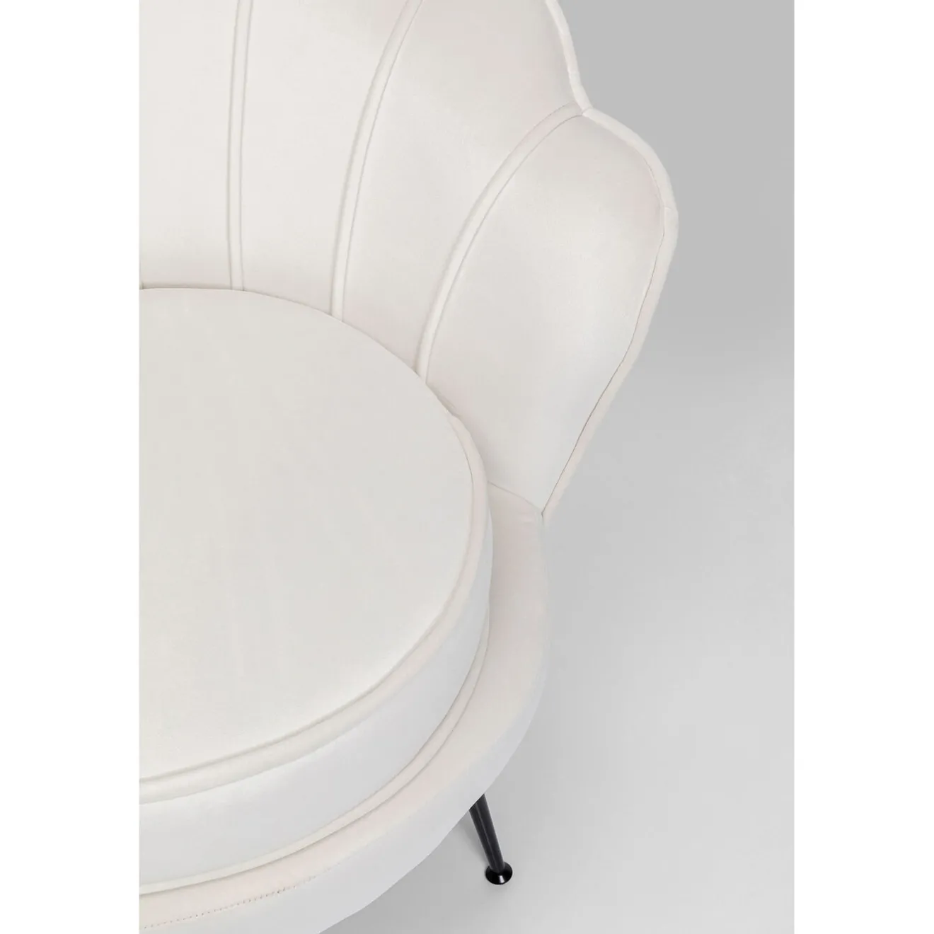 KARE Design Fauteuils Cocktail|Fauteuil Water Lily Noir Beige