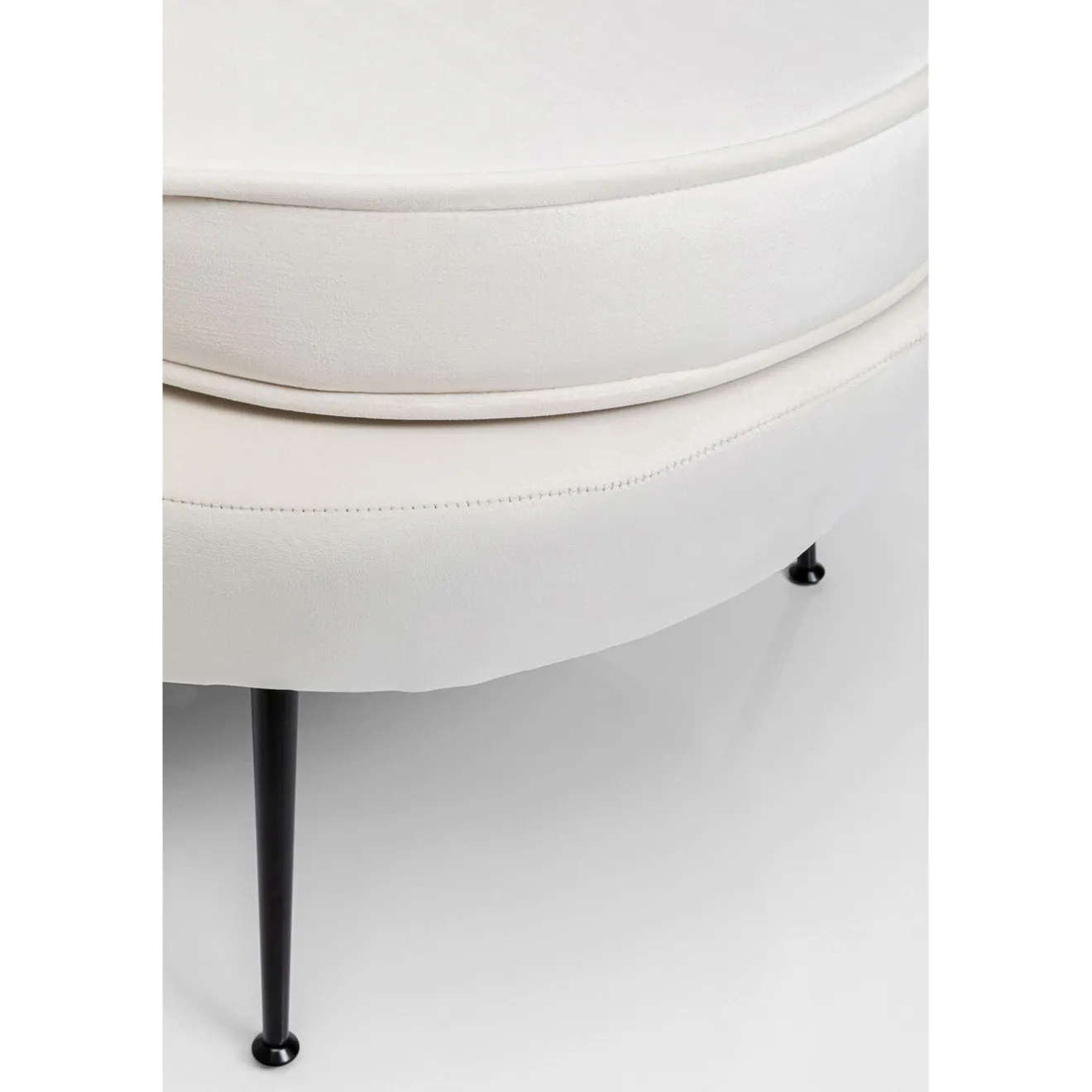 KARE Design Fauteuils Cocktail|Fauteuil Water Lily Noir Beige