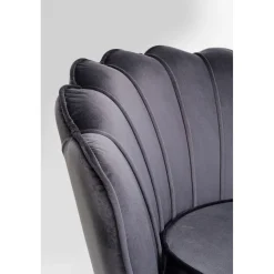 KARE Design Fauteuils Cocktail|Fauteuil Water Lily Noir Gris