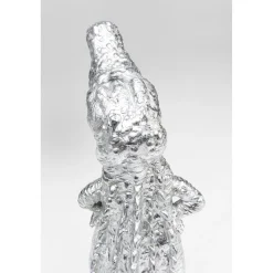 KARE Design Figurines Décoratives|Figurine Déco Alligator Argente 39Cm
