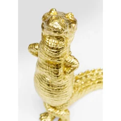 KARE Design Figurines Décoratives|Figurine Déco Alligator Dore 39Cm