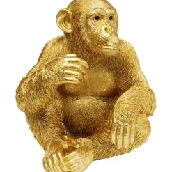 KARE Design Figurines Décoratives|Figurine Décorative Baby Ape Dore 53Cm