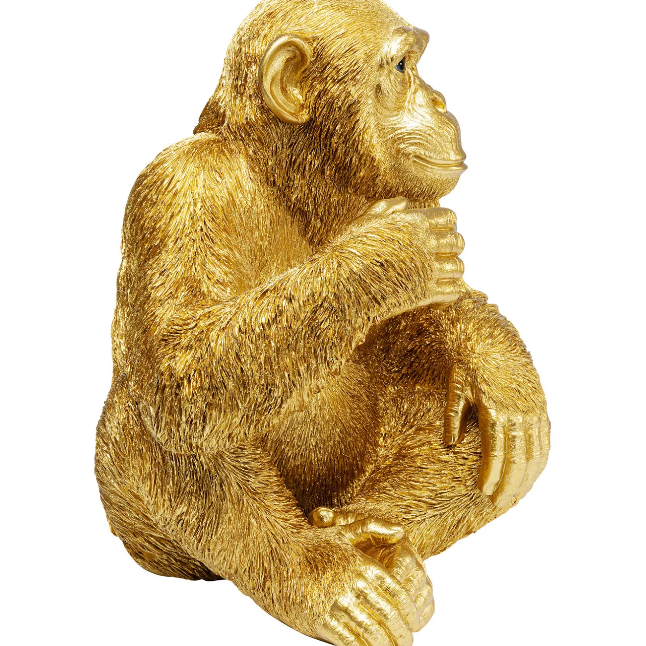 KARE Design Figurines Décoratives|Figurine Décorative Baby Ape Dore 53Cm