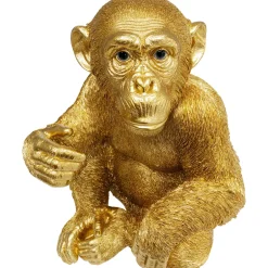 KARE Design Figurines Décoratives|Figurine Décorative Baby Ape Dore 53Cm