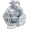 KARE Design Figurines Décoratives|Figurine Décorative Baby Ape Argente 53Cm