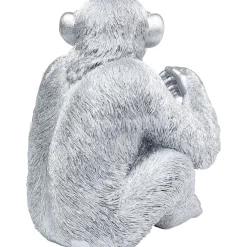 KARE Design Figurines Décoratives|Figurine Décorative Baby Ape Argente 53Cm