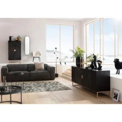 KARE Design Figurines Décoratives|Figurine Décorative Bathilde Noir 48Cm