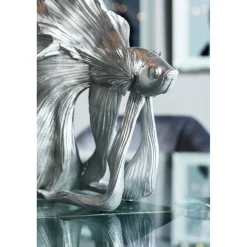 KARE Design Figurines Décoratives|Figurine Décorative Betta Fish Argente Petit