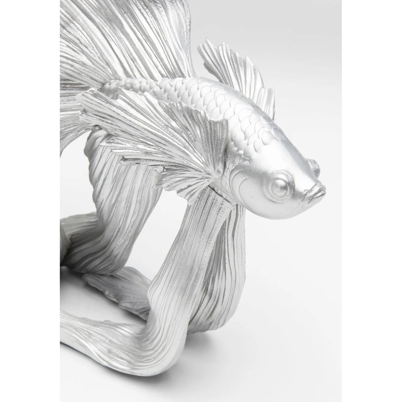 KARE Design Figurines Décoratives|Figurine Décorative Betta Fish Argente Petit