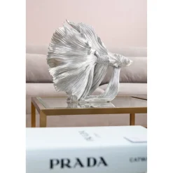 KARE Design Figurines Décoratives|Figurine Décorative Betta Fish Argente Petit