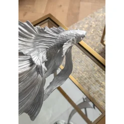 KARE Design Figurines Décoratives|Figurine Décorative Betta Fish Argente Petit