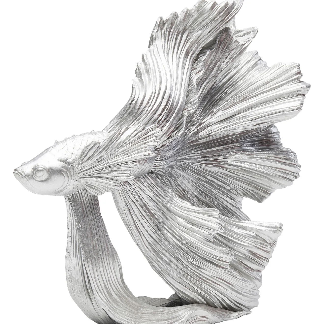 KARE Design Figurines Décoratives|Figurine Décorative Betta Fish Argente Petit