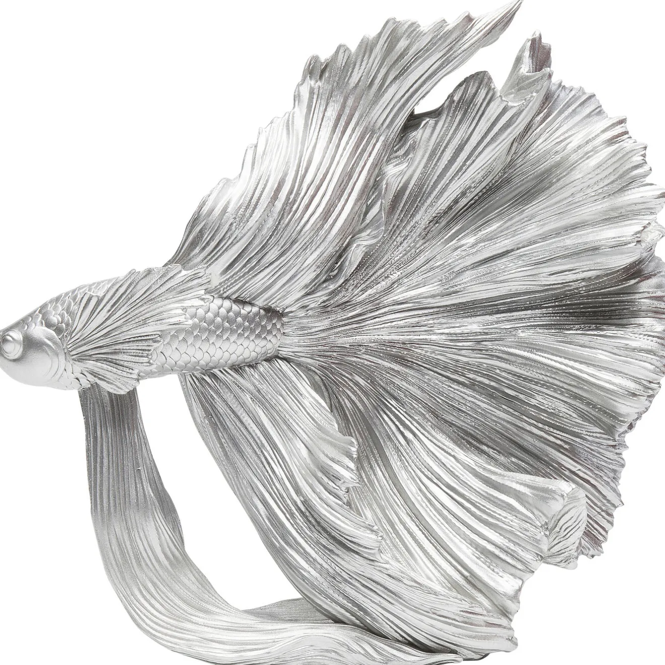 KARE Design Figurines Décoratives|Figurine Décorative Betta Fish Argente Petit