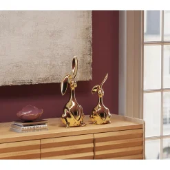 KARE Design Figurines Décoratives|Figurine Décorative Bunny Dore 37Cm