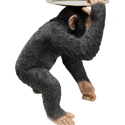 KARE Design Figurines Décoratives|Figurine Décorative Butler Playing Chimp Noir 52Cm