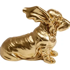 KARE Design Figurines Décoratives|Figurine Décorative Coiffed Dog Dore 52Cm