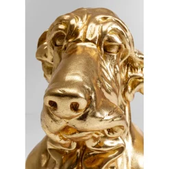 KARE Design Figurines Décoratives|Figurine Décorative Coiffed Dog Dore 52Cm