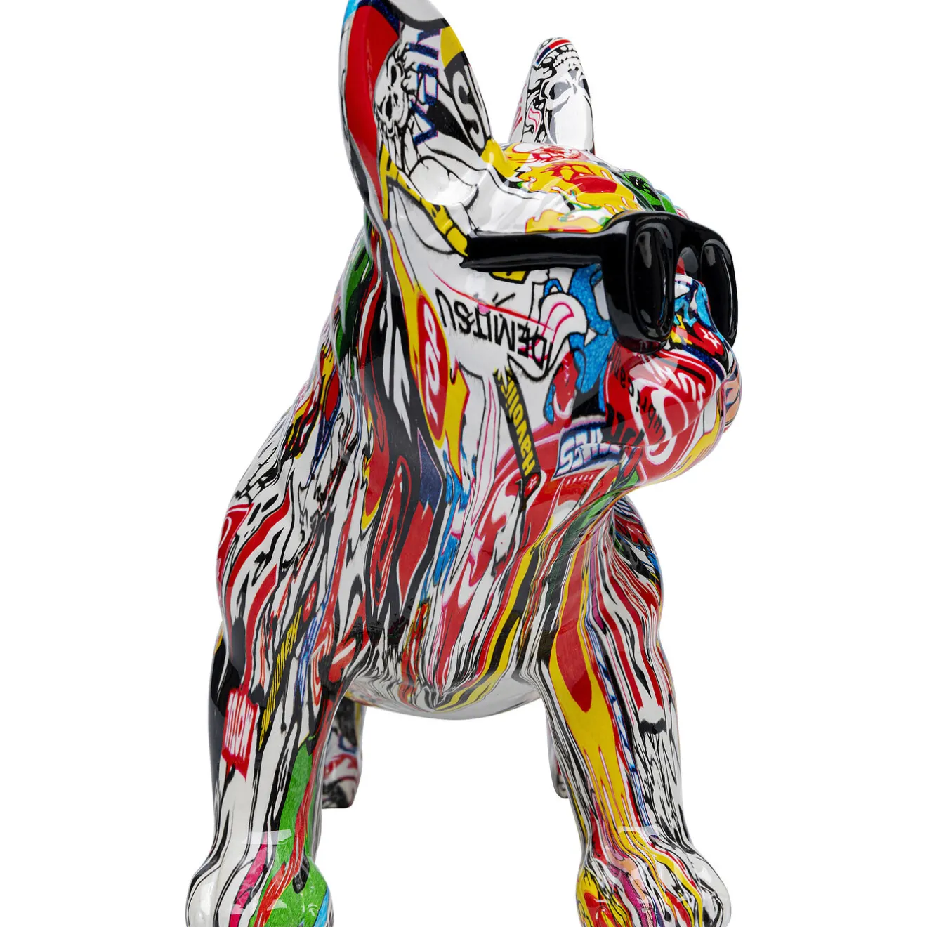 KARE Design Figurines Décoratives|Figurine Décorative Comic Dog Glasses 25Cm