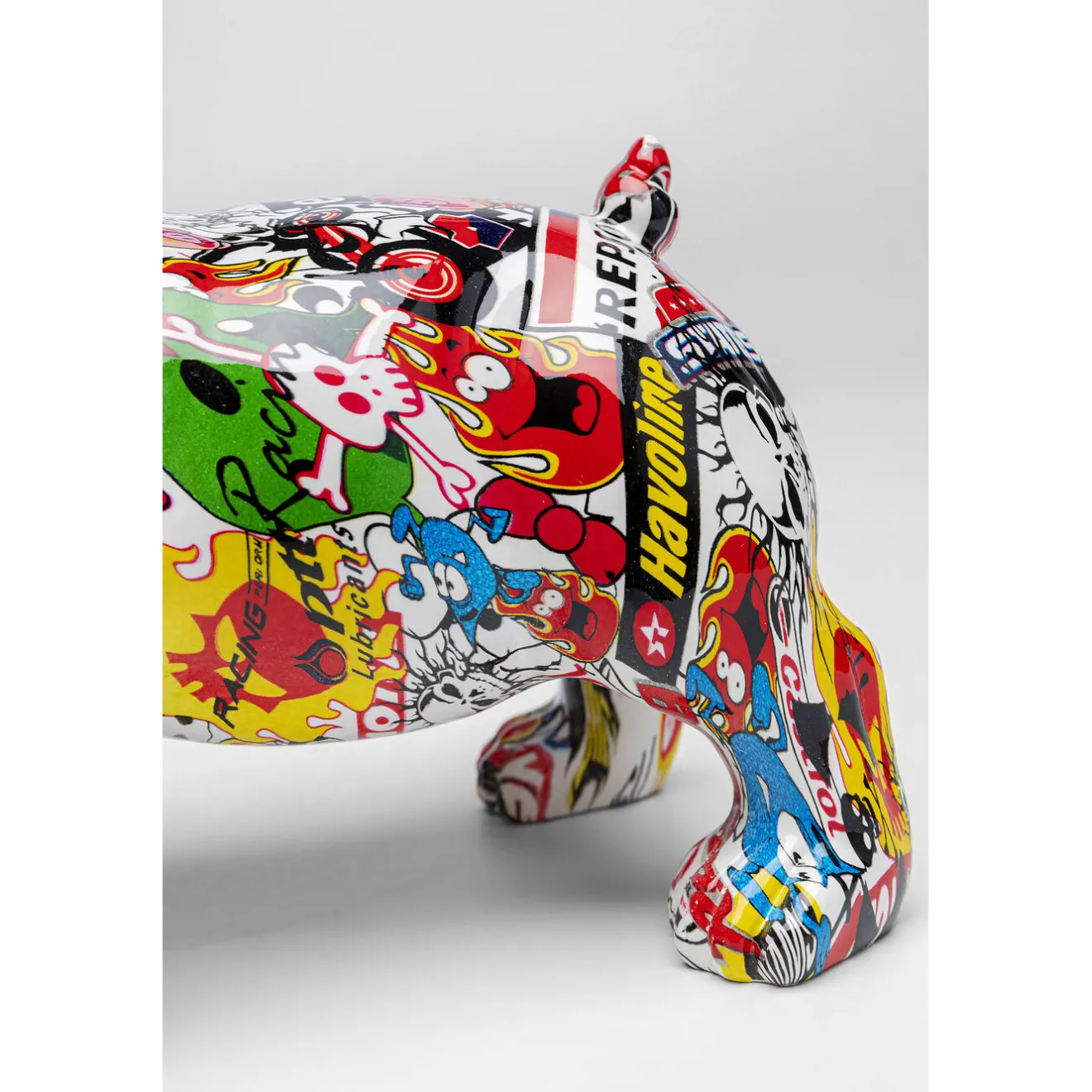 KARE Design Figurines Décoratives|Figurine Décorative Comic Dog Glasses 25Cm