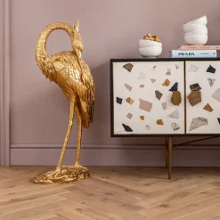 KARE Design Figurines Décoratives|Figurine Décorative Crane Dore