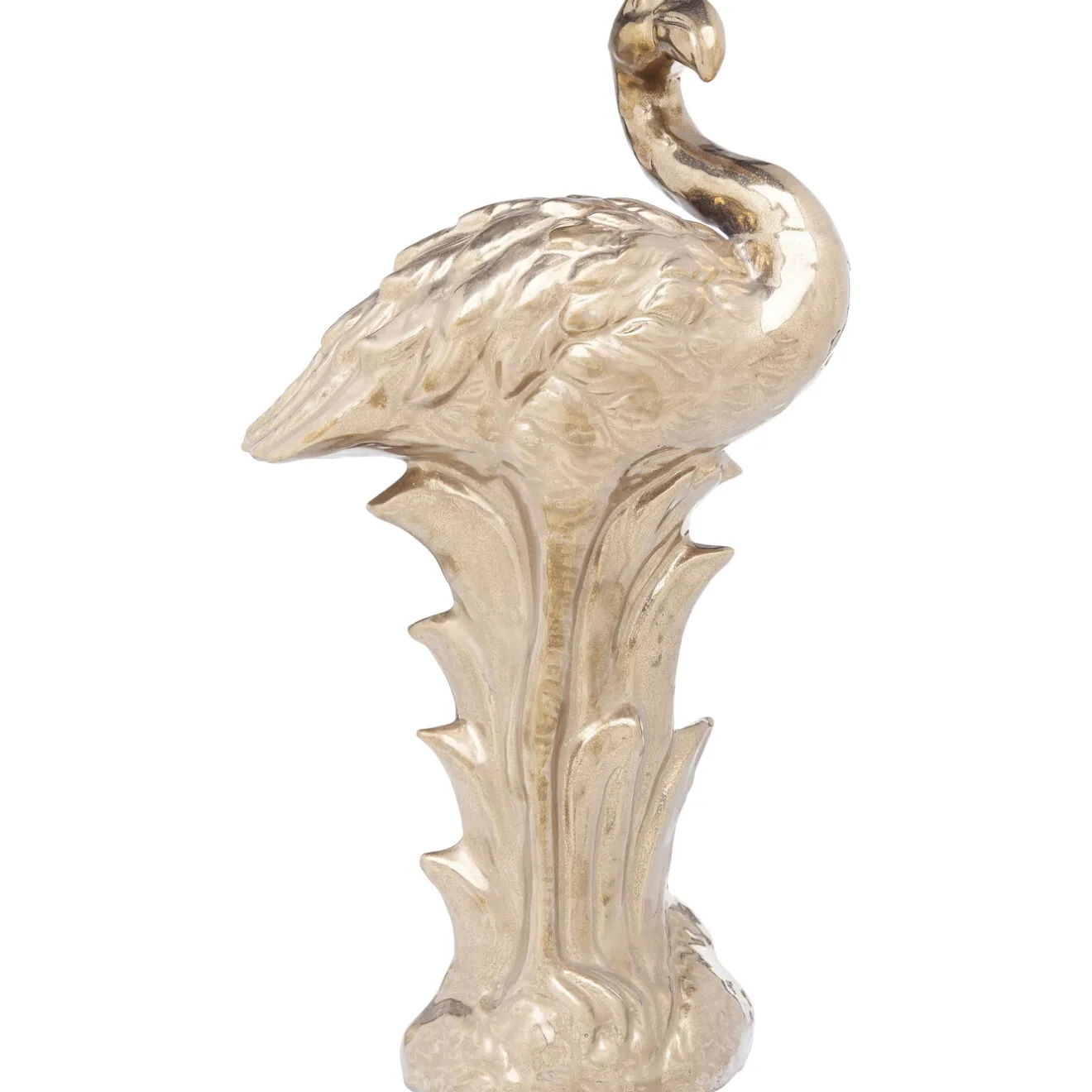 KARE Design Figurines Décoratives|Figurine Décorative Flamingo Front Dore