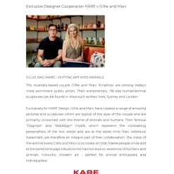 KARE Design Figurines Décoratives|Figurine Décorative Gangster Rabbit Blanc