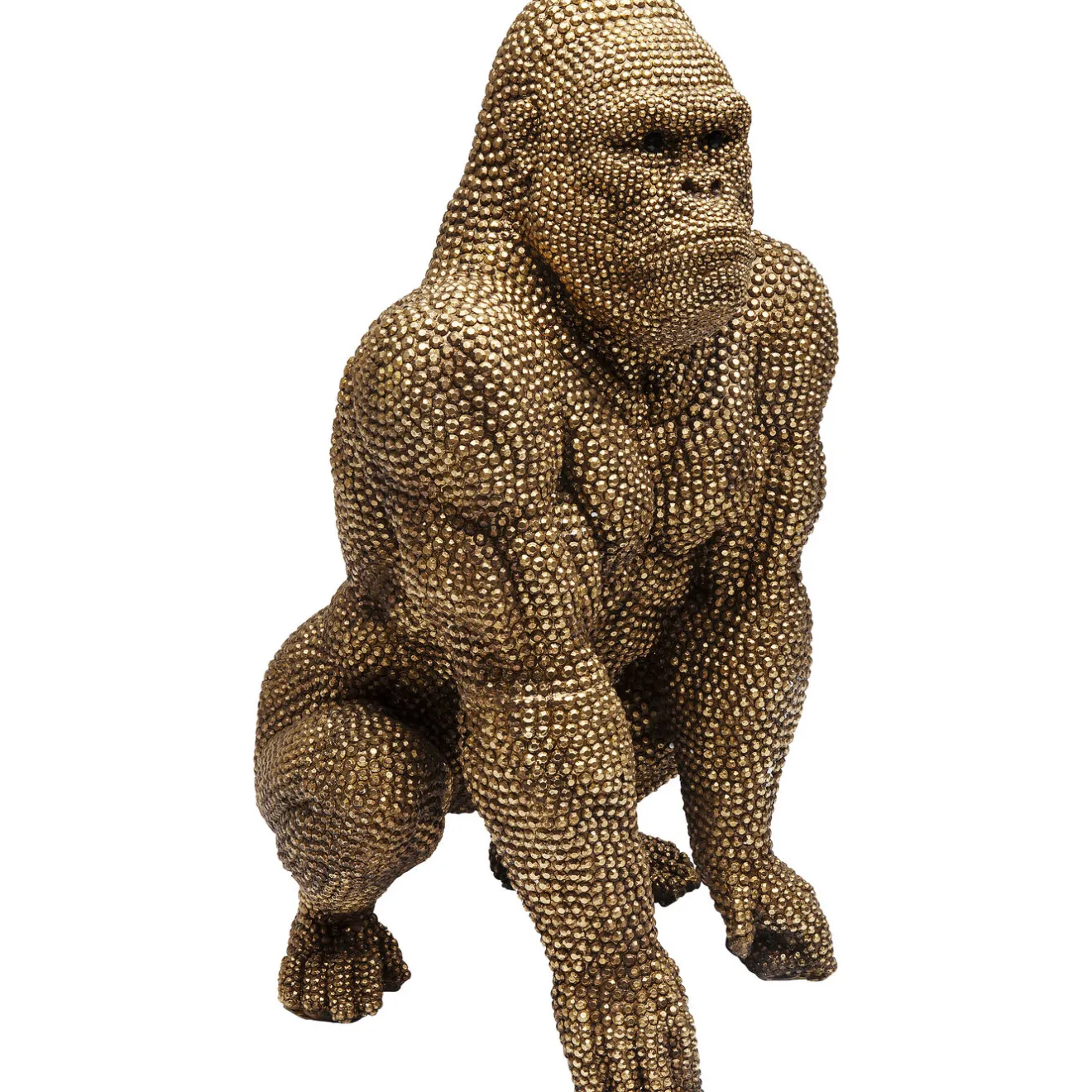 KARE Design Figurines Décoratives|Figurine Décorative Gorilla Dore 80Cm
