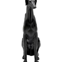 KARE Design Figurines Décoratives|Figurine Décorative Greyhound Bruno Noir Mat 80Cm