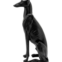 KARE Design Figurines Décoratives|Figurine Décorative Greyhound Bruno Noir Mat 80Cm