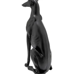 KARE Design Figurines Décoratives|Figurine Décorative Greyhound Bruno Noir Mat 80Cm