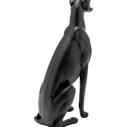 KARE Design Figurines Décoratives|Figurine Décorative Greyhound Bruno Noir Mat 80Cm