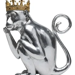 KARE Design Figurines Décoratives|Figurine Décorative King Lui Argente 35Cm
