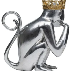 KARE Design Figurines Décoratives|Figurine Décorative King Lui Argente 35Cm