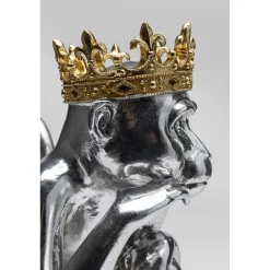 KARE Design Figurines Décoratives|Figurine Décorative King Lui Argente 35Cm
