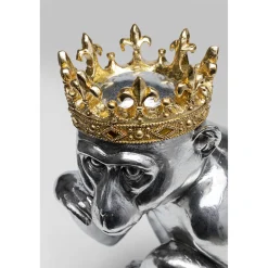 KARE Design Figurines Décoratives|Figurine Décorative King Lui Argente 35Cm