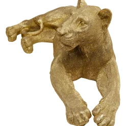 KARE Design Figurines Décoratives|Figurine Décorative Lion Dore 113Cm