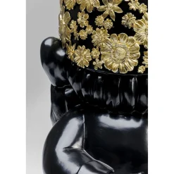 KARE Design Figurines Décoratives|Figurine Décorative Nain Standing Noir-Dore 60