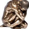 KARE Design Figurines Décoratives|Figurine Décorative Nude Man Hug Bronze 54Cm