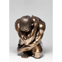 KARE Design Figurines Décoratives|Figurine Décorative Nude Man Hug Bronze 54Cm