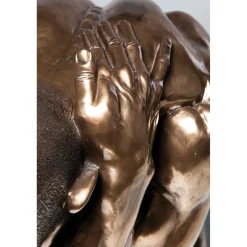 KARE Design Figurines Décoratives|Figurine Décorative Nude Man Hug Bronze 54Cm