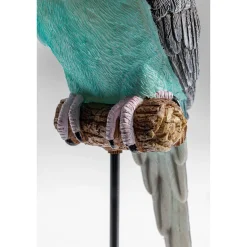 KARE Design Figurines Décoratives|Figurine Décorative Parrot Turquoise 36Cm