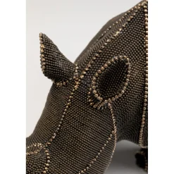 KARE Design Figurines Décoratives|Figurine Décorative Rhino Rivets Pearls 25Cm