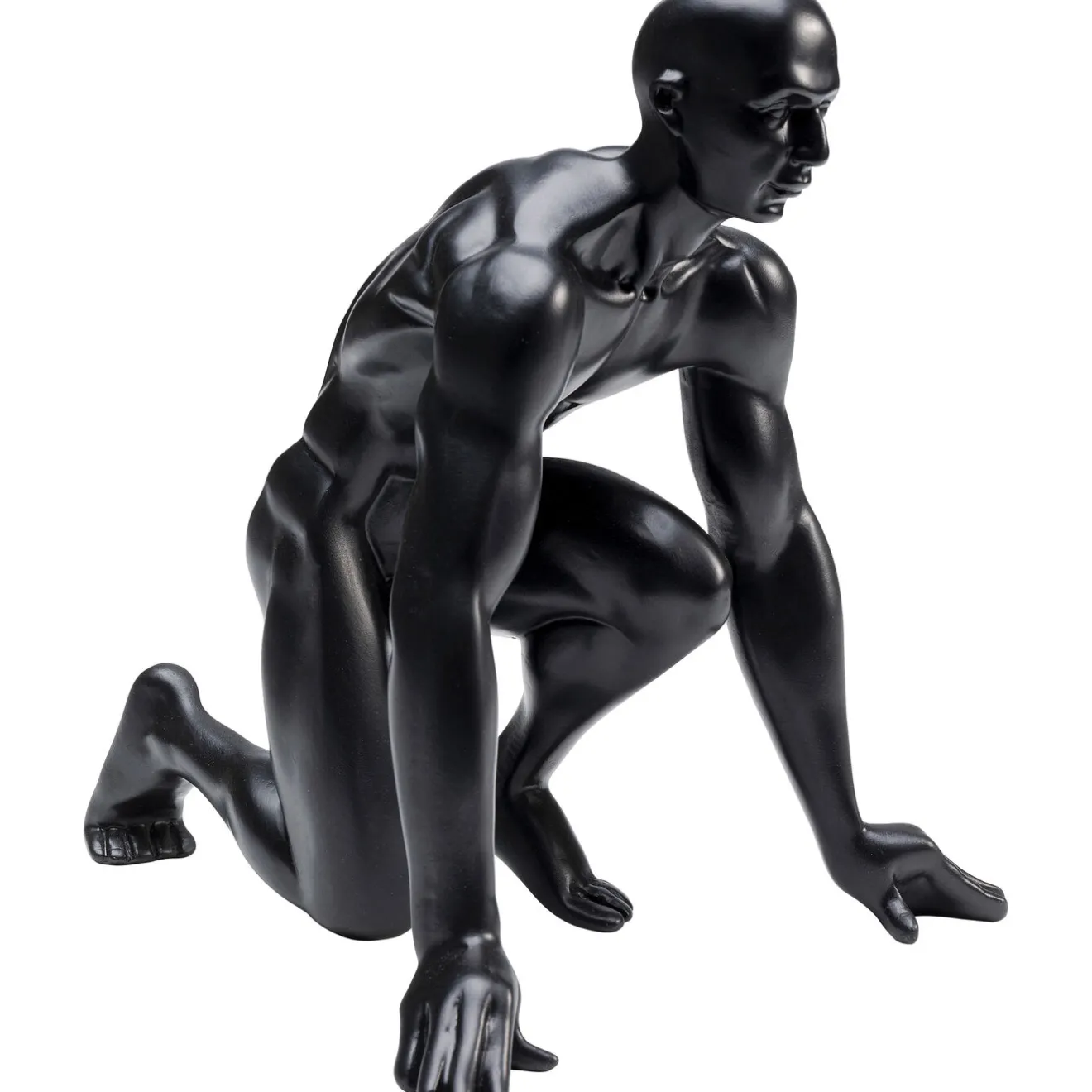 KARE Design Figurines Décoratives|Figurine Décorative Runner Noir 25Cm