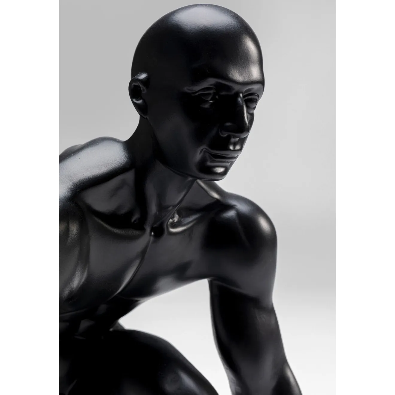 KARE Design Figurines Décoratives|Figurine Décorative Runner Noir 25Cm