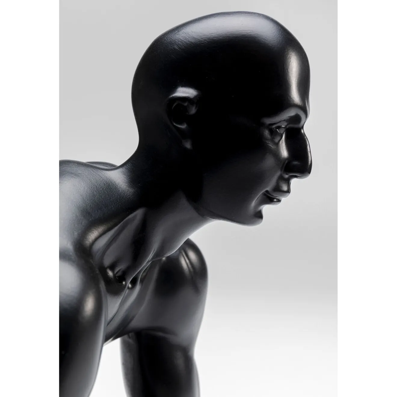 KARE Design Figurines Décoratives|Figurine Décorative Runner Noir 25Cm