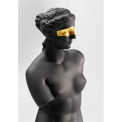 KARE Design Figurines Décoratives|Figurine Décorative Sculpture Noir 48Cm