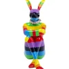 KARE Design Figurines Décoratives|Figurine Décorative Sitting Rabbit Rainbow 80