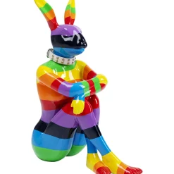 KARE Design Figurines Décoratives|Figurine Décorative Sitting Rabbit Rainbow 80
