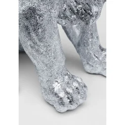 KARE Design Figurines Décoratives|Figurine Décorative Sitting Lion Argente 42Cm